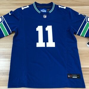 🤪Jaxon Smith-Njigba Royal Stitched Jersey Vapor🤗